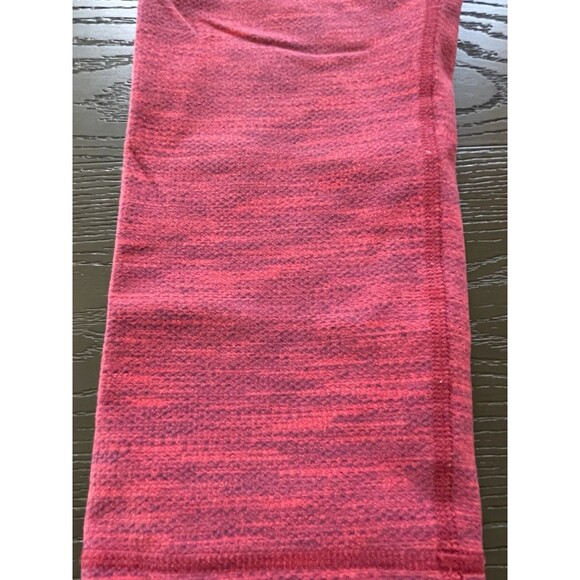 Lululemon Pants Womens 6 Pink Wunder Under Leggings Lightweight Crop - Picture 2 of 5